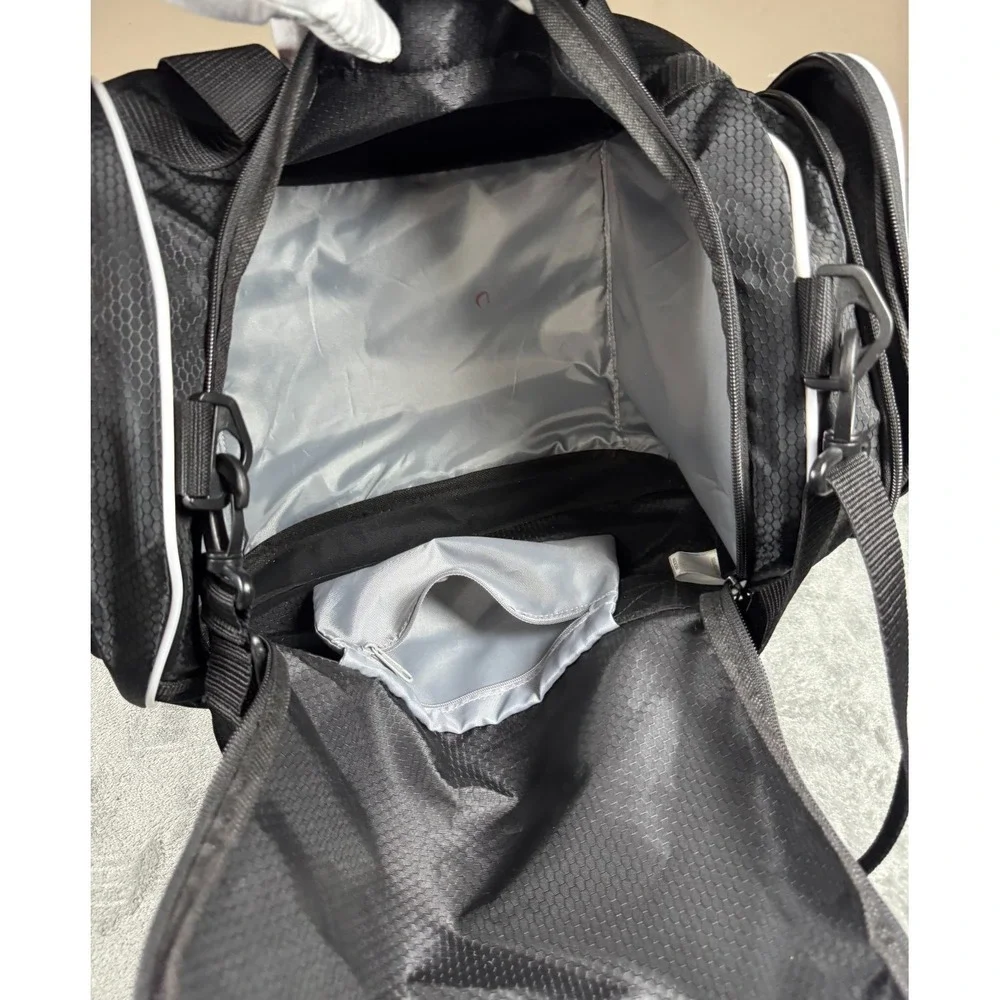 Adidas Defender  Duffel Bag Black White 104385-A